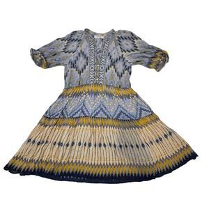 Rene Derhy Paisley Mini  Dress Size Small